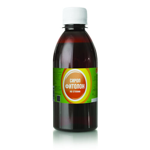 Fitolon syrup with chlorophyll on stevia, 250ml